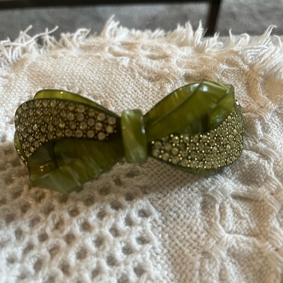 Vintage Aznavour Paris hair clip very high quality hand made lucite - Picture 2 of 7